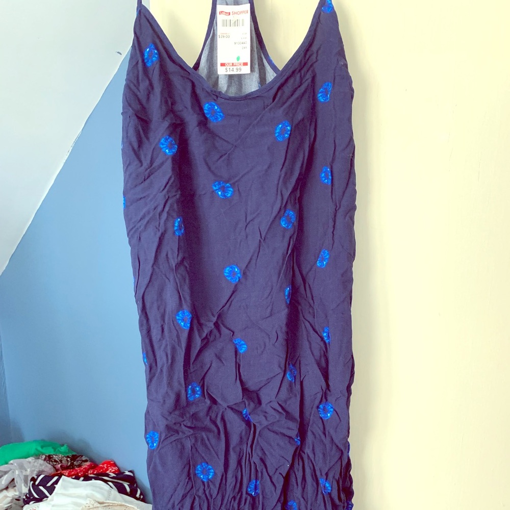 Blue sundress
